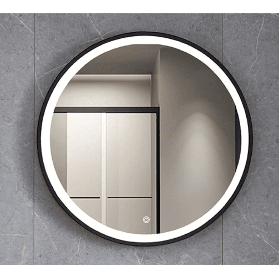 OMIKRON NOVA BLACK - ΚΑΘΡΕΠΤΗΣ LED*TOUCH 80*80